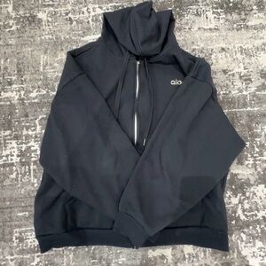 ALO Yoga Women's Black Zip Up Jacket